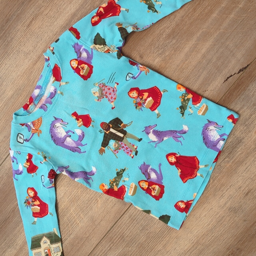 Books To Bed Little Red Riding Hood Toddler Pajama Set, 3T - Picture 9 of 9